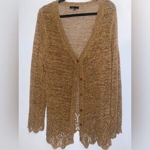 Vintage Y2K knit cardigan bcbg maxazria cardigan. Slight flaw (pictured).